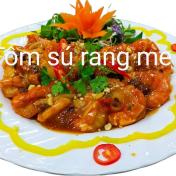 Tôm sú rang me