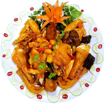 Gà Đồng Nai Hấp Mắm Nhĩ