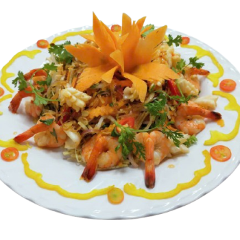 Gỏi khoai môn hải 