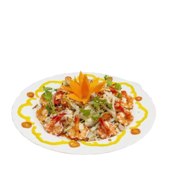 Gỏi nấm hải sản tiệc 