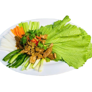 Bò Cuộn Cải Xanh