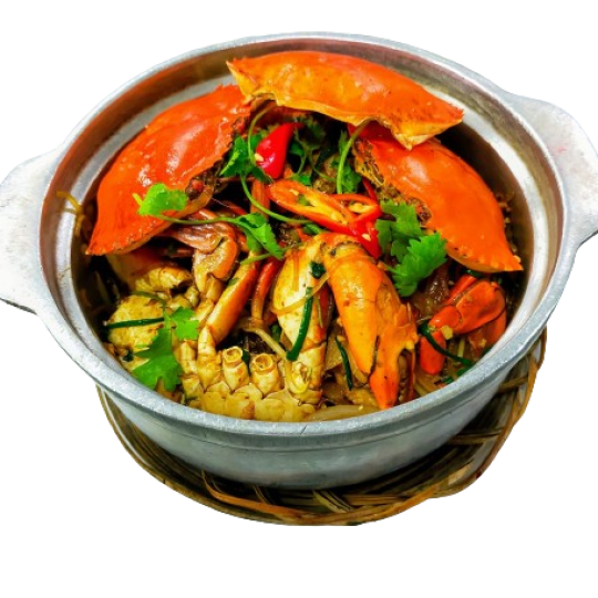 Miến Xào Cua